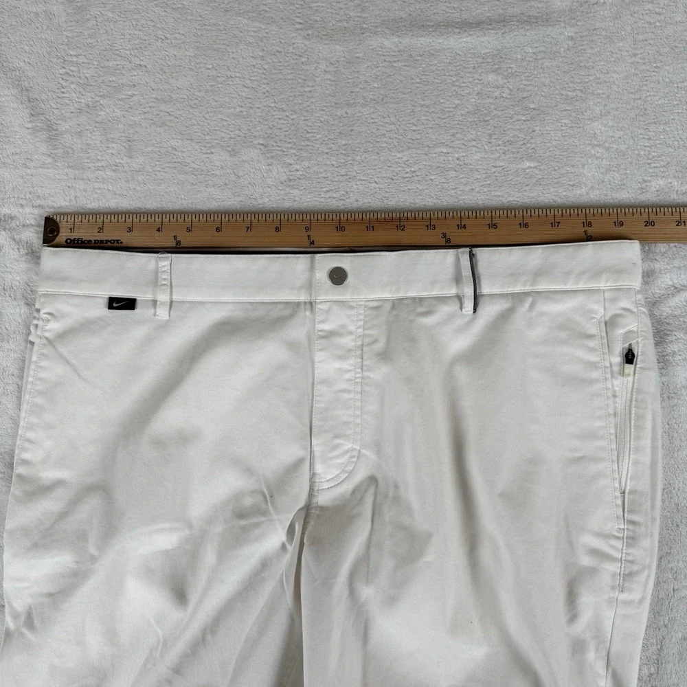 Nike Golf Modern Fit Stretch White Pants Mens 38x32